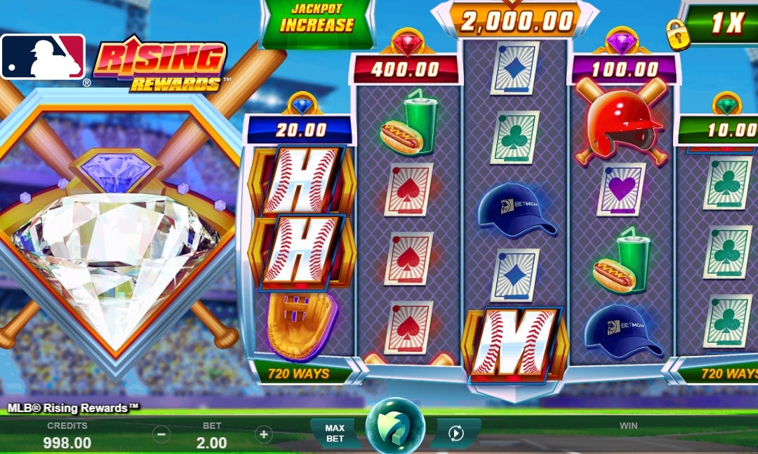 The First MLB-endorsed Online Slot, MLB Rising Rewards, Is Now at BetMGM